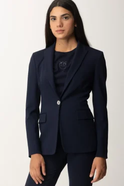 Pinko Blazer In Viscosa StretchBLU-ECLISSI TOTALE