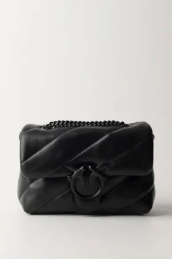 Pinko Borsa Mini con Trapuntatura ObliquaNERO LIMOUSINE BLOCK COLOR