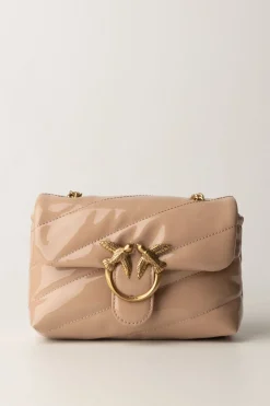 Pinko Borsa Mini Love Bag Lucida e TrapuntataCIPRIA-ANTIQUE GOLD