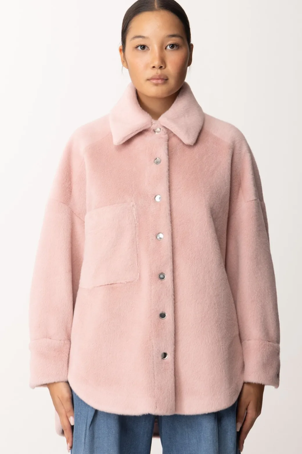 Pinko Camicia In PellicciaROSA NETTARE