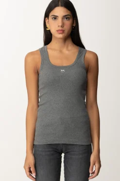 Pinko Canotta a Costine con LogoGRIGIO - CORVO