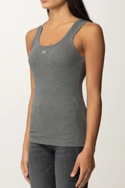 Pinko Canotta a Costine con LogoGRIGIO - CORVO