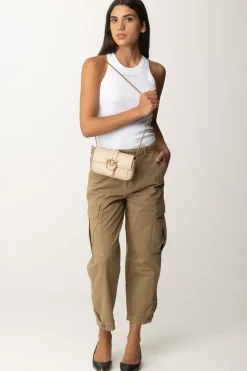 Pinko Canotta a Costine con LogoBIANCO BRILL.