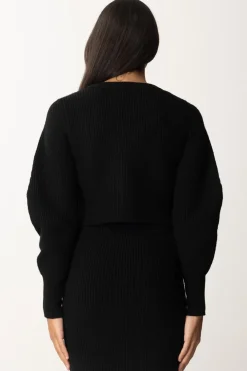 Pinko Cardigan a Coste con PizzoNERO LIMOUSINE