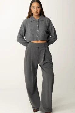 Pinko Cardigan Crop con CanottaGRIGIO/NERO