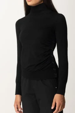 Pinko Dolcevita con Bottoni LateraliNERO LIMOUSINE