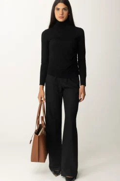 Pinko Dolcevita con Bottoni LateraliNERO LIMOUSINE