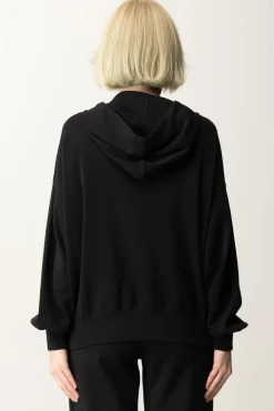 Pinko Felpa con Cappuccio e ZipNERO LIMOUSINE