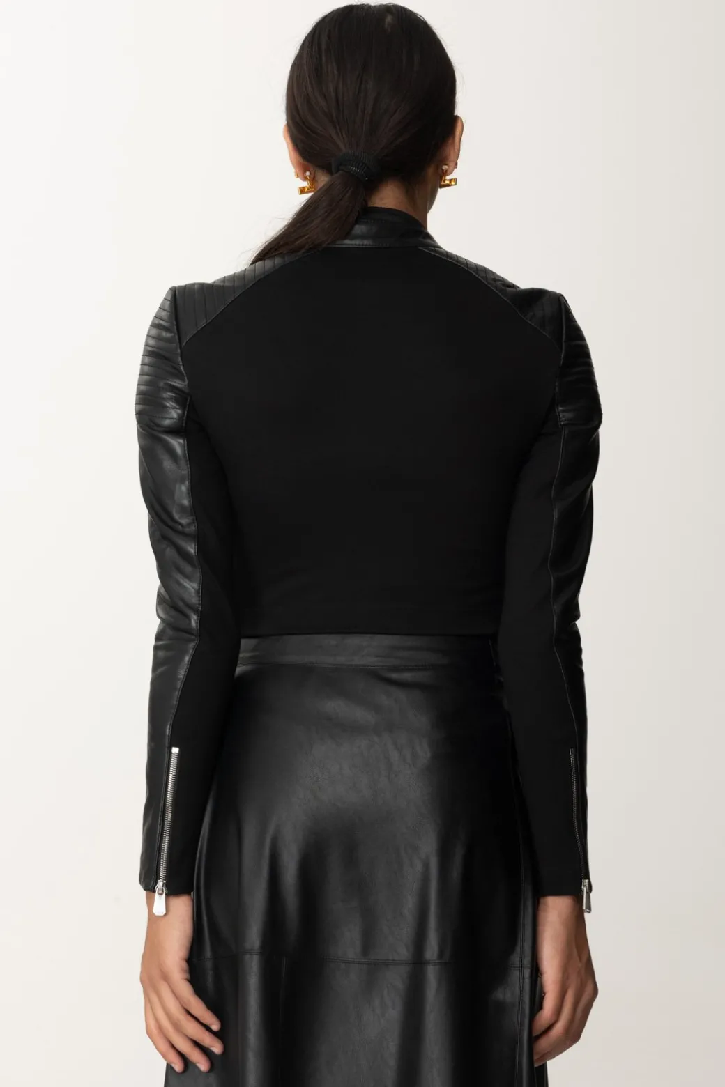 Pinko Giacca Biker BatmanNERO LIMOUSINE