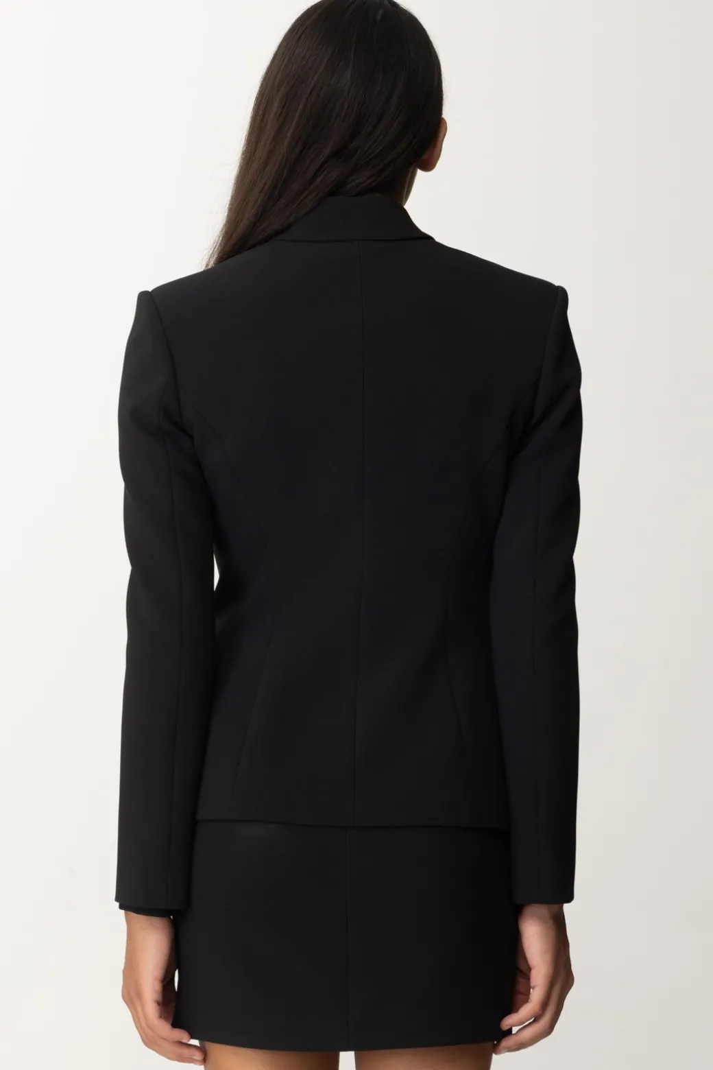 Pinko Giacca con Dettagli ZipNERO LIMOUSINE