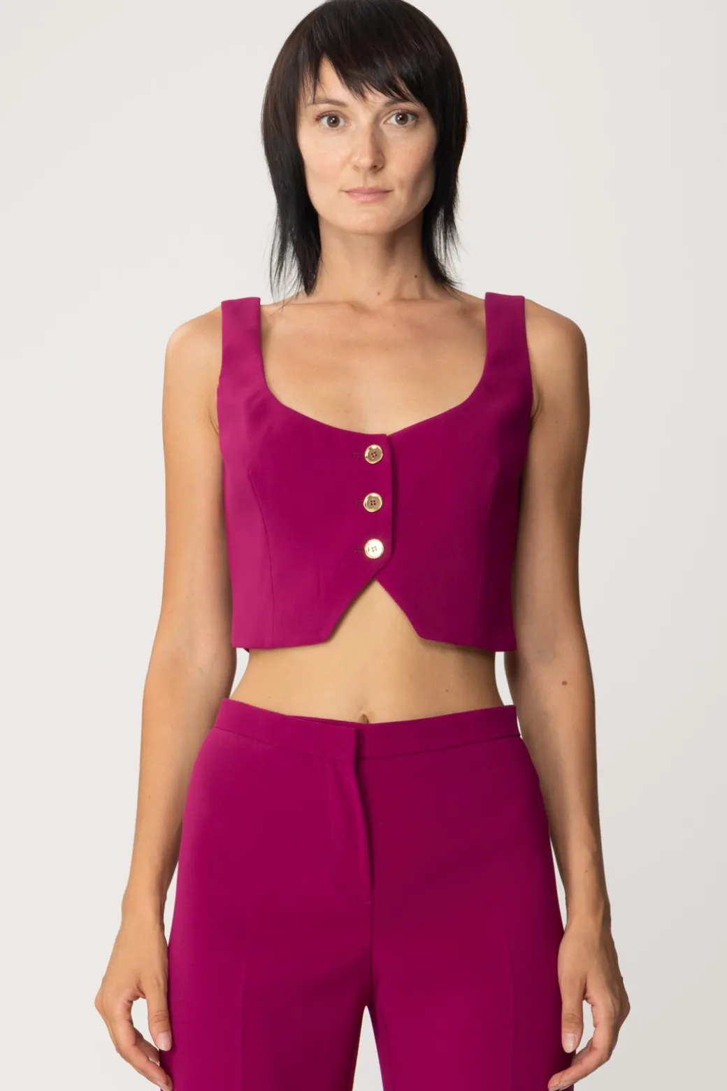 Pinko Gilet CortoVIOLA BUGANVILLE