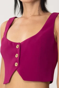 Pinko Gilet CortoVIOLA BUGANVILLE