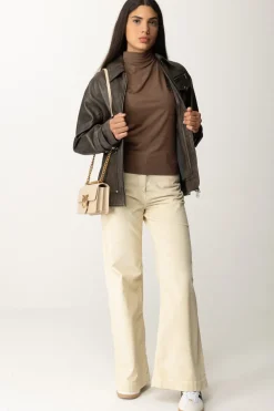 Pinko Giubbino In Pelle OverNERO CAVIALE