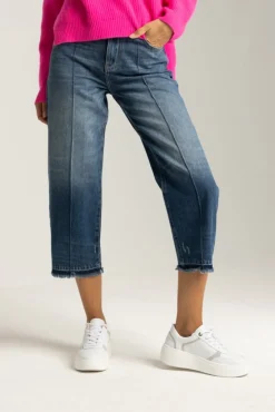 Pinko Jeans Cropped BoyfriendLAVAGGIO VINTAGE MEDIO SCURO
