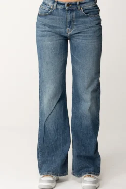 Pinko Jeans Wide Leg Cinque TascheLAVAGGIO VINTAGE SCURO