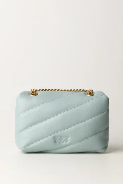 Pinko Love Baby Puff BagBRUMA GRIGIO-ANTIQUE GOLD