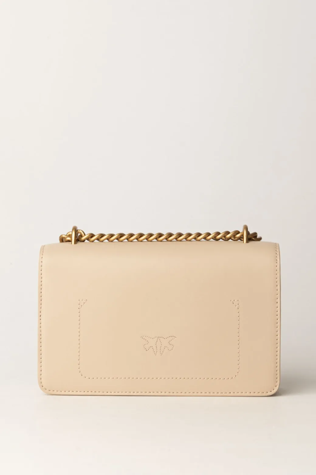 Pinko Love One Mini BagBEIGE-GRIGIO FUMO-ANTIQUE GOLD