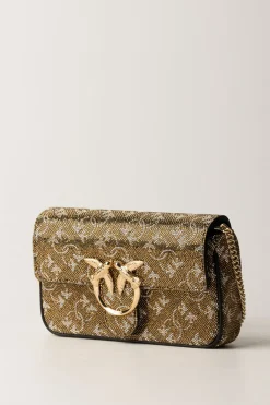 Pinko Love One Pocket Monogram StrassBRONZO/ORO-ORO