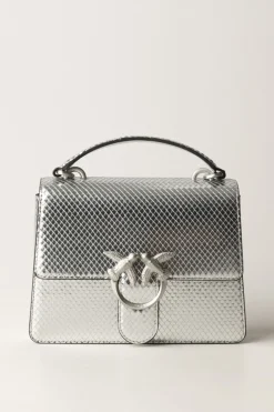 Pinko Love One Top Handle Mini LightARGENTO-BRUSHED SILVER