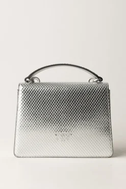 Pinko Love One Top Handle Mini LightARGENTO-BRUSHED SILVER