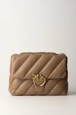 Pinko Love Puff BagBISCOTTO ZENZERO-ANTIQUE GOLD