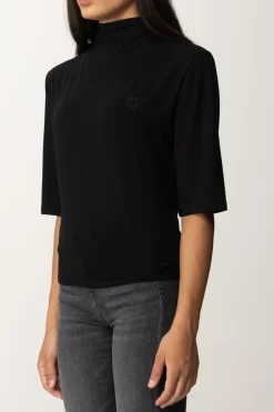 Pinko Maglia a Collo Alto con Logo 