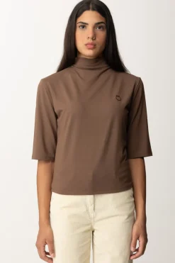 Pinko Maglia a Collo Alto con Logo 