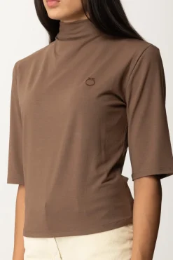 Pinko Maglia a Collo Alto con Logo 