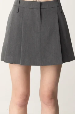 Pinko Minigonna Strutturata a PiegheGRIGIO EXCALIBUR