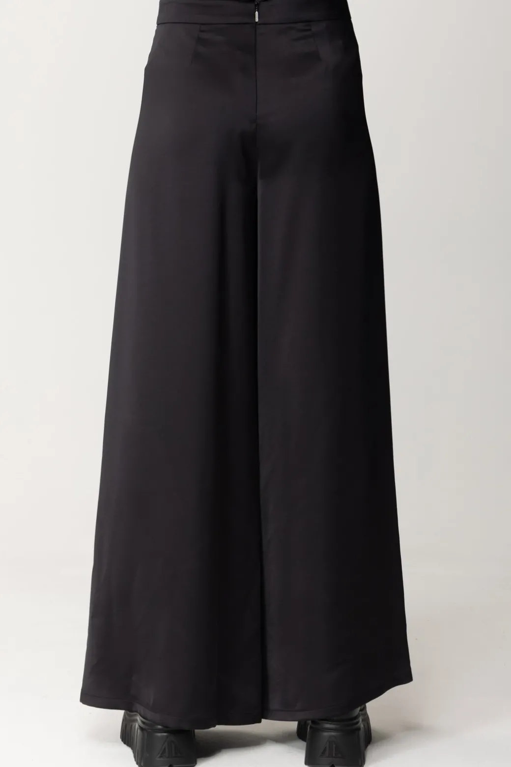 Pinko Pantaloni Ampi con Spacchi LateraliNERO LIMOUSINE