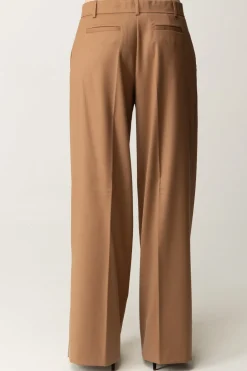 Pinko Pantaloni Palazzo In FlanellaMARRONE NOCE