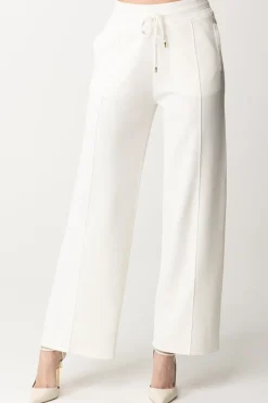 Pinko Pantaloni Stile Joggers Wide LegBIANCO BRILL.