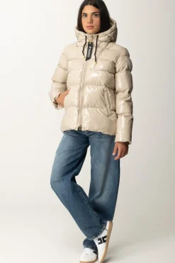 Pinko Piumino Crystal Nylon LucidoBEIGE