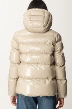 Pinko Piumino Crystal Nylon LucidoBEIGE