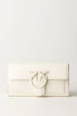 Pinko Pochette Love One WalletBIANCO-BLOCK COLOR