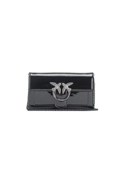 Pinko Portafogli Love Bag In Simil VerniceNERO LIMOUSINE BLOCK COLOR