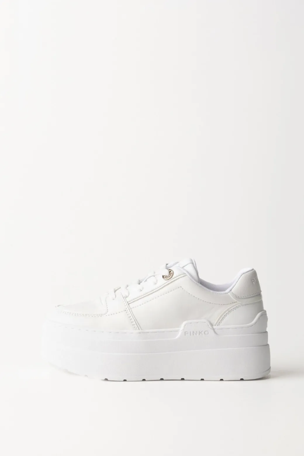 Pinko Sneakers Monocolore con PlatformBIANCO PURO