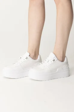 Pinko Sneakers Monocolore con PlatformBIANCO PURO