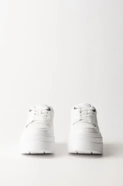 Pinko Sneakers Monocolore con PlatformBIANCO PURO