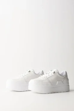 Pinko Sneakers Monocolore con PlatformBIANCO PURO