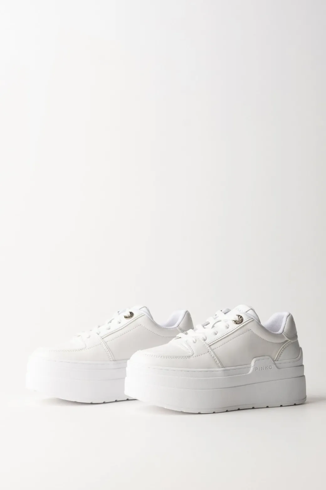 Pinko Sneakers Monocolore con PlatformBIANCO PURO