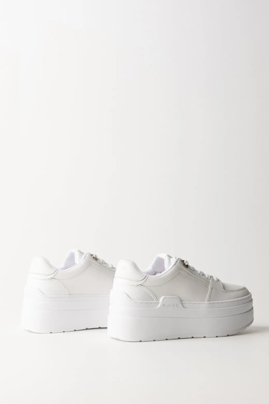 Pinko Sneakers Monocolore con PlatformBIANCO PURO