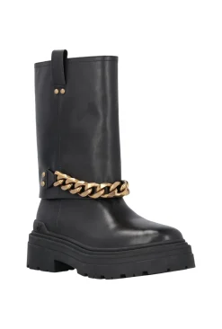 Pinko Stivaletti con Catena GoldBLACK