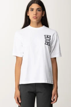 Pinko T-shirt con Doppio Logo 