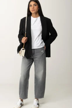 Pinko T-shirt con Mini Logo LetteringBIANCO BRILL.