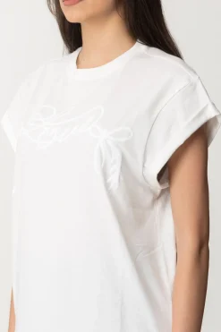 Pinko T-shirt Stampa Love TelestoBIANCO-BIANCANEVE