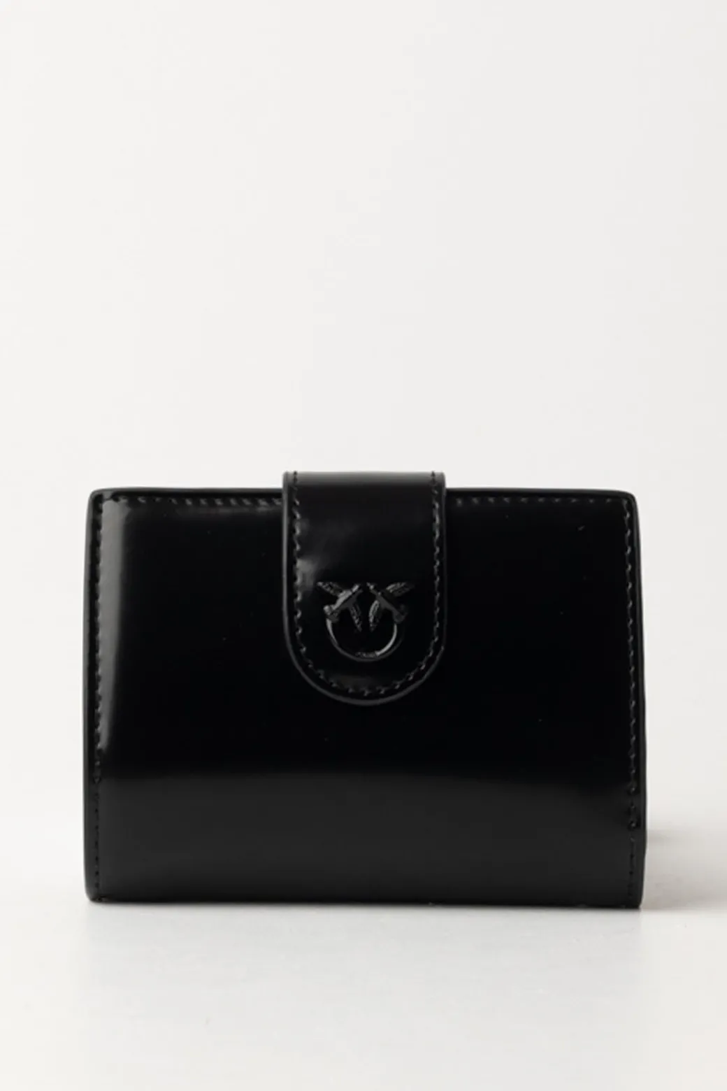 Pinko Wallet In Pelle LucidaNERO LIMOUSINE BLOCK COLOR