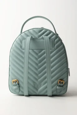 Pinko Zaino Love Click Trapuntato ChevronBRUMA GRIGIO-ANTIQUE GOLD