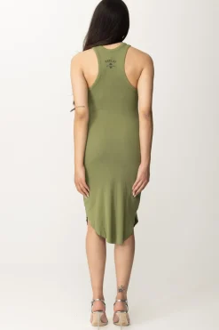 Replay Abito a Costine Midi AderenteLIGHT MILITARY