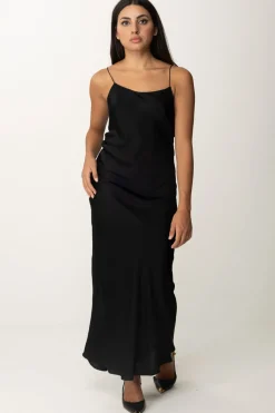 Replay Abito Lungo In SatinBLACK